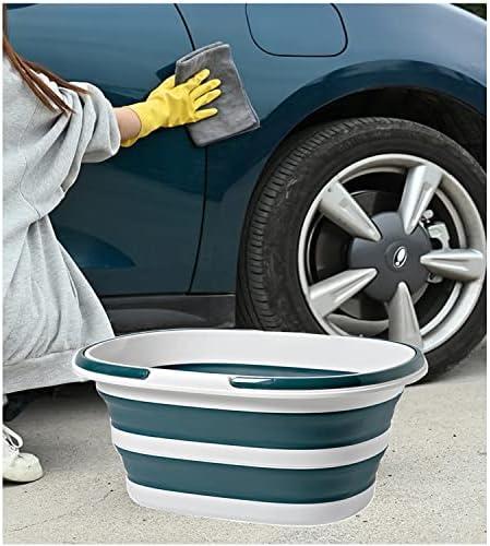 2 Pack 16L Foldable Household Mop Bucket, Collapsible Cleaning Bucket, Easy - Image 5