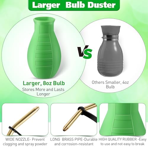 Diatomaceous Earth Powder Duster, 8OZ Garden Powder Applicator Dispenser - Image 6