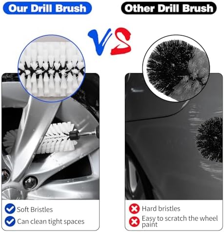 1 Pack Drill Brush for Car Wheel and Bottle - Image 3