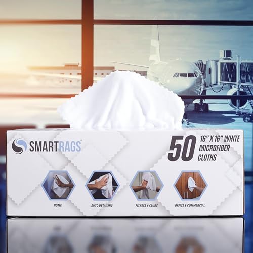 Arkwright Smart Rags Microfiber Cleaning Cloths, Lint Free 215 GSM Reusable - Image 4