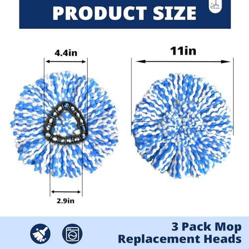 6 Pack Mop Replace Head for 2-Tank - Image 2