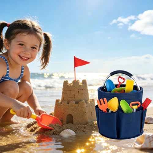 17L Foldable Storage Basket Cleaning Caddy - Image 7