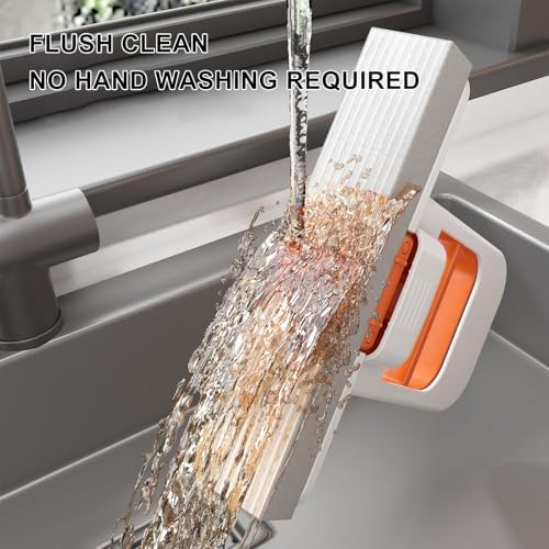 4+6 Self Squeezing Mini Mop, Wet and Dry Use Cleaning System, Foldable Desktop - Image 4