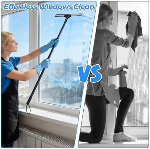 Tiiyee 2 in 1 Window Squeegee - Image 4