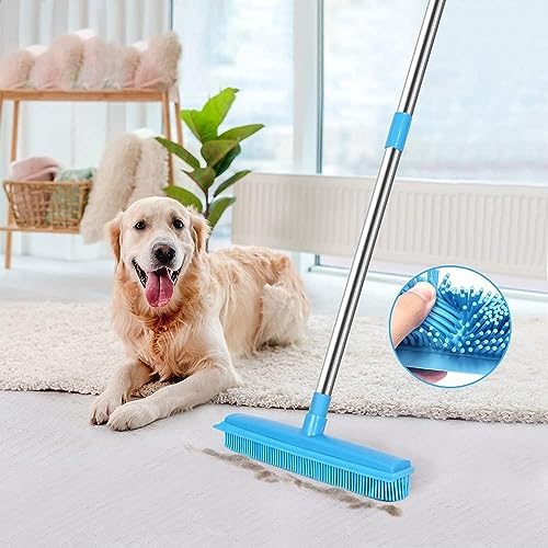 Landhope Fur Remover Broom, Rubber Broom - Image 5