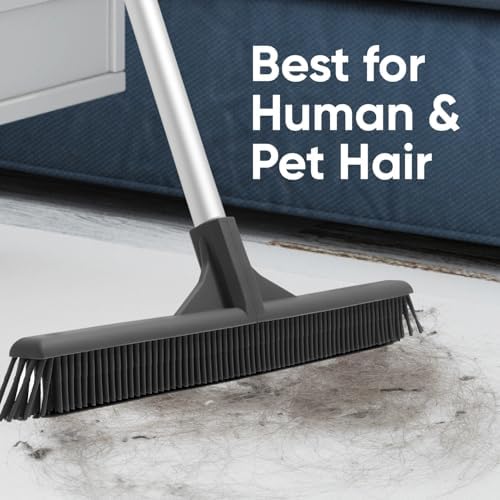 Superio 16"" Slim Silicone Salon Broom - Image 4