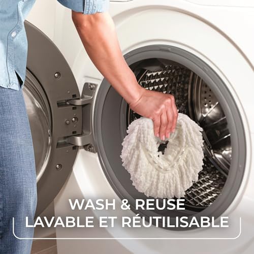 Vileda EasyWring Microfibre Spin Mop & Bucket Floor Cleaning System - Image 7