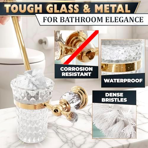 Wall-Mounted Toilet Brush and Holder Set - Image 3