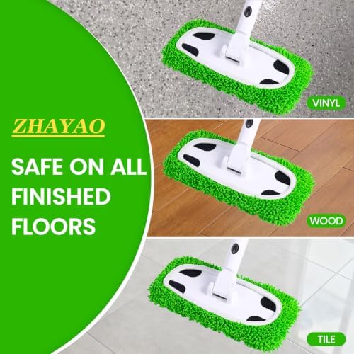 Sweeper Mop System with 3 Reusable Microfiber Mop Pads - Image 5