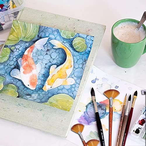 Fan Paint Brush Set, Oil & Watercolor - Image 7