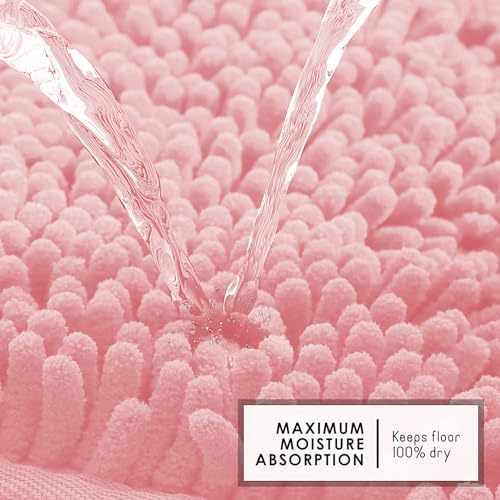 Hearth & Harbor Bathroom Rugs, Chenille Bath Mat - Image 7