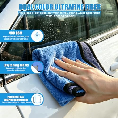 Car Cleaning Kit – MicrofiberTowels & Chamois Cloth - Image 4