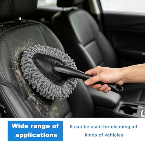 Car Dash Duster Brush, Super Soft Microfiber Auto Dusting Tool Detail Cleaner - Image 5
