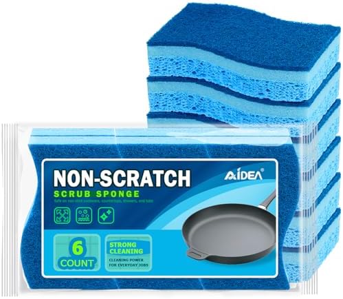 AIDEA Sponges Kitchen, Non-Scratch Scrub Sponge, Sponge by AIDEAHOME