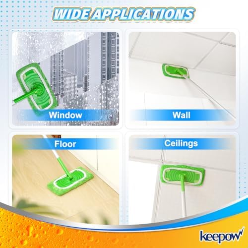 KEEPOW Reusable Mop Pads Refills Compatible - Image 5