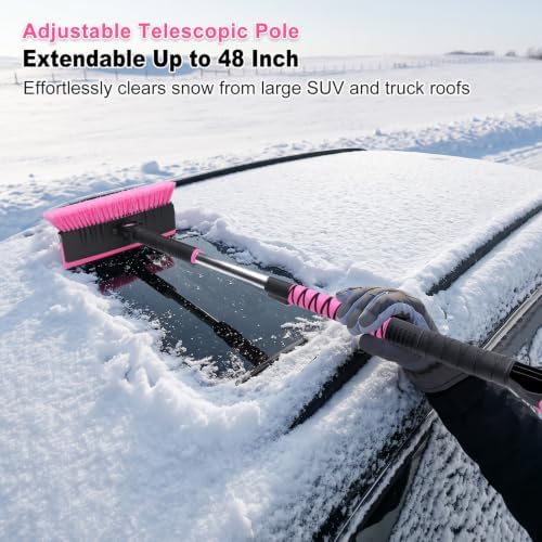 48 Inch Extendable Snow Brush - Image 2