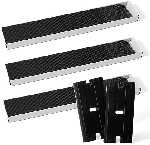 NEWISHTOOL Double Edged Plastic Blades 300 PCS Replacement Blades 1.5-Inch by NEWISHTOOL