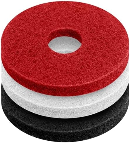 Teenyyou 3 Pcs 12" Cleaning Orbiter Pads Commercial Floor Buffer Pads Hardwood by Teenyyou