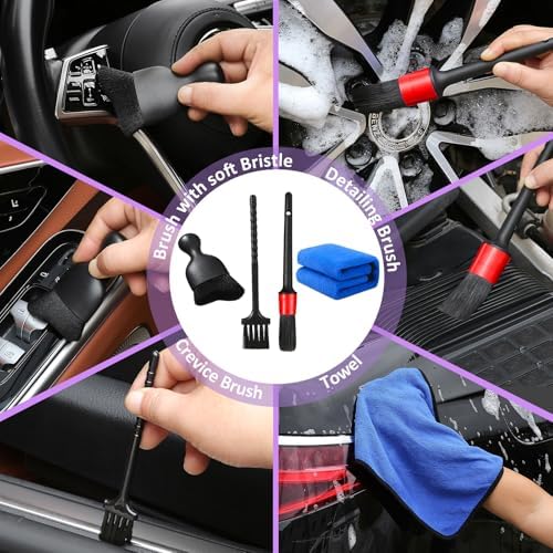 Qydipclin 10pcs Windshield Cleaning Tool Car Interior Window Cleaner Kit - Image 3