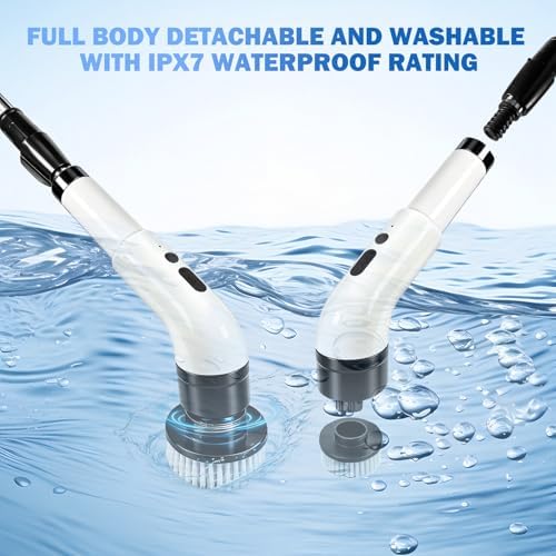 Electric Spin Scrubber, Cordless Shower Scrubber - Image 7