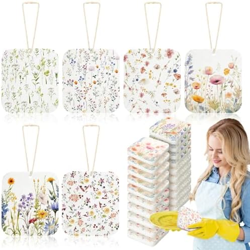 Hahafelt 36 Counts Compressed Cellulose Sponges Bulk Cute Pop up Sponges by Hahafelt