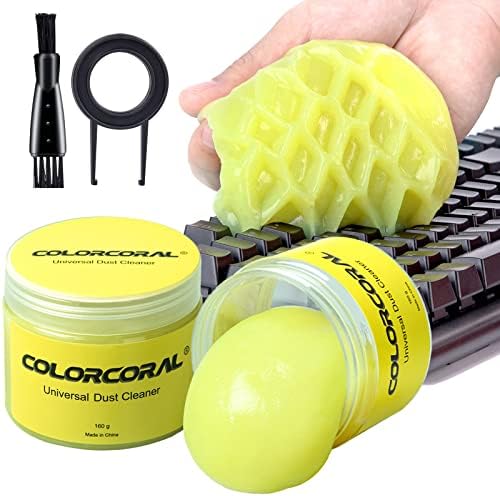 ColorCoral 2Pack Keyboard Cleaning Gel Kit Universal Dust Cleaner by ColorCoral
