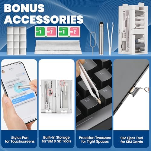 47-Piece Phone Cleaning Kit for iPhone, AirPods & Keyboards - Image 6