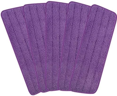 16.5 inch Reusable Mop Pads Microfiber Spray Mop Replacement Heads by H-Gamely