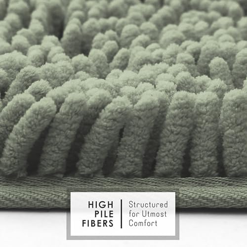 Hearth & Harbor Bathroom Rugs, Chenille Bath Mat - Image 7