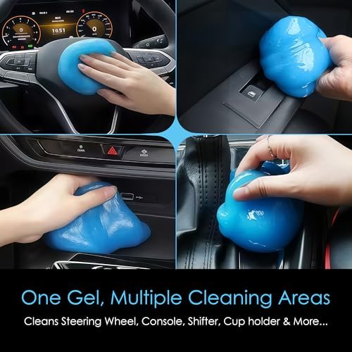 Car Cleaning Gel Putty, Reusable Dust Cleaner - Image 3