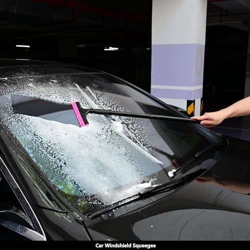 EHDIS 8 Inch Wide Silicone Window Tint Squeegee 16‘’ -45 ‘’ Long Handle - Image 5