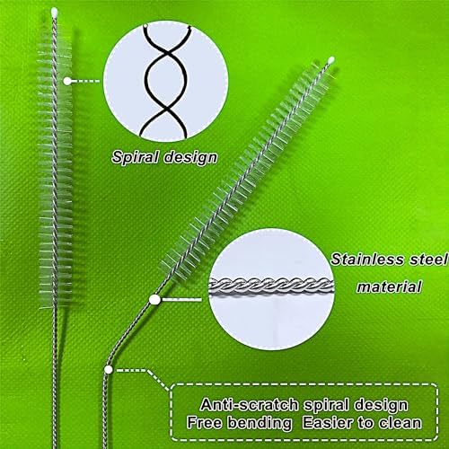 Straw Cleaner Brush Extra Long 12 Inch，Straw Brush Cleaner Stainless Steel - Image 4