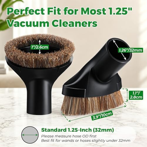 Premium Horse Hair Vacuum Brush Attachment - Image 2