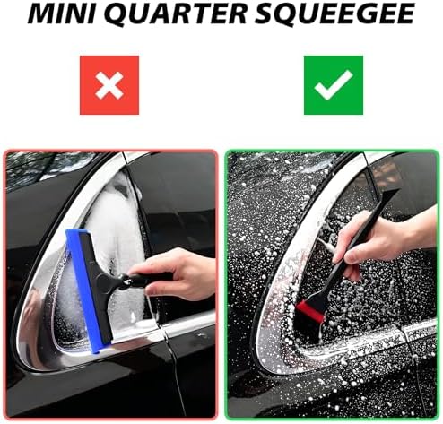 EHDIS Tint Tools Dual Head Window Tint Tucking Tool & Mini Quarter Squeegee - Image 2