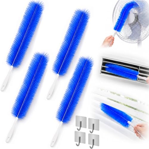 Bendable Microfiber Head, Reusable Dust Remover Fan Cleaning Brush by Unknown