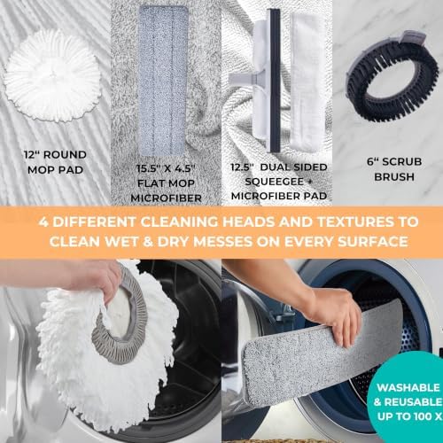 True & Tidy 4-in-1 Spray Mop Kit - Image 4