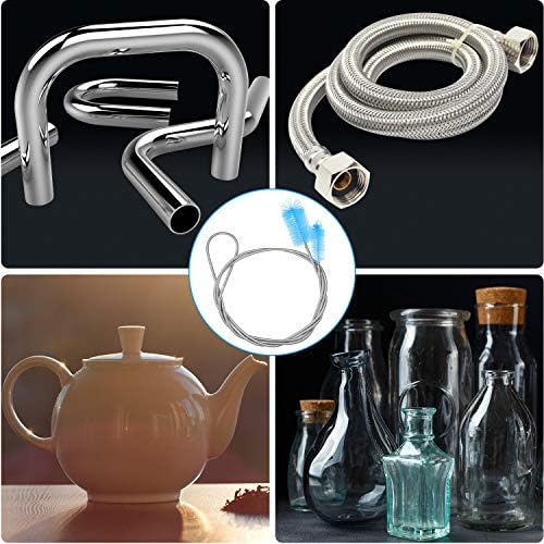 Patelai 3 Pcs Aquarium Filter Hose Brush Stainless Flexible 61 ''79 '' - Image 3