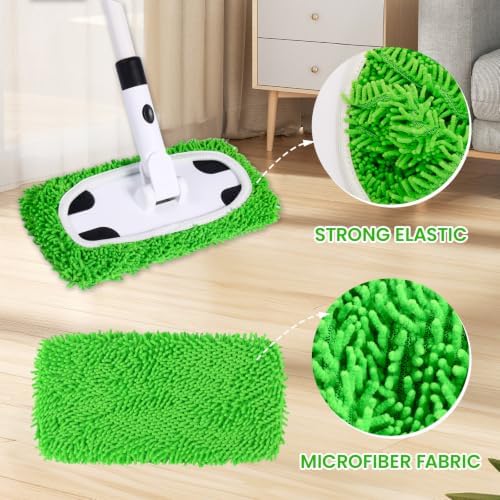 Sweeper Mop System with 3 Reusable Microfiber Mop Pads - Image 2