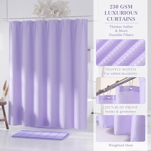 Purple Bathroom Accessories Set - Image 5