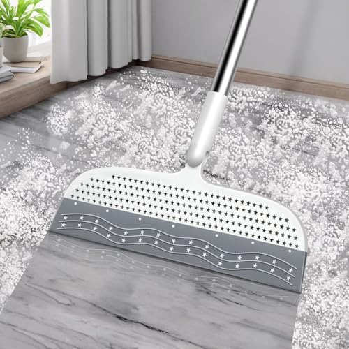 PRATIQUE 53.5-Inch White Rubber Broom Squeegee by PRATIQUE