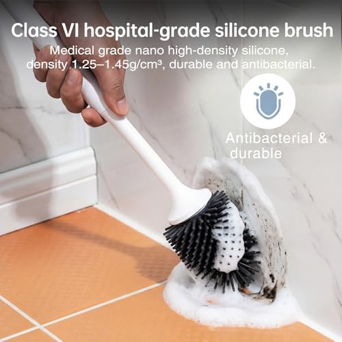 Lefree Silicone Toilet Brush and Holder Set - Image 6