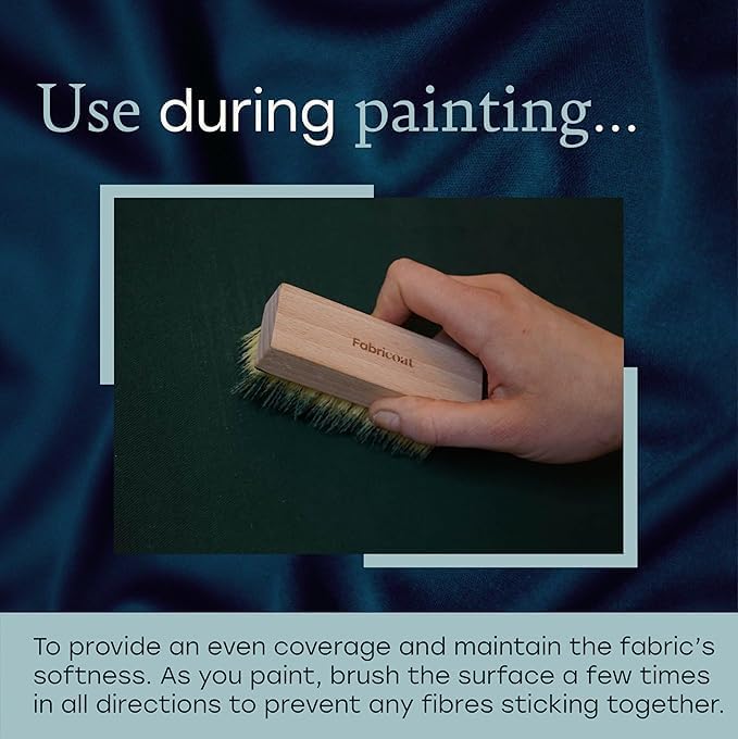 Fabricoat Brush Combo, Angled 60mm / 2.5in Paint Brush and Cleaning Brush - Image 5