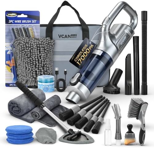 VCANENERGY 29PCS Car Cleaning Kit Interior Detailing by VCANENERGY