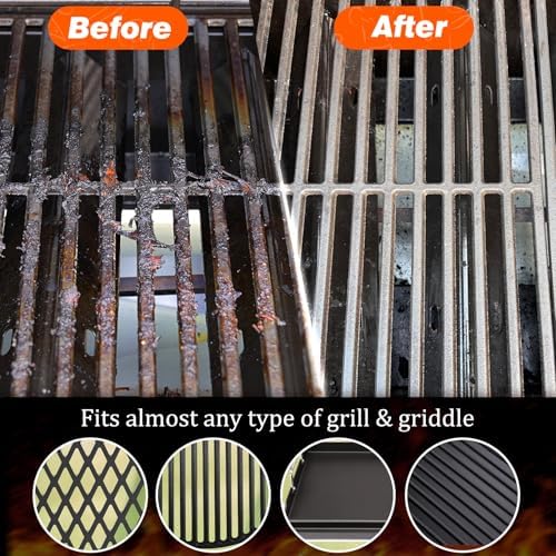 Bristle Free Grill Brush for Outdoor Grill, Safe Non-Metal BBQ Grill Cleaner - Image 5