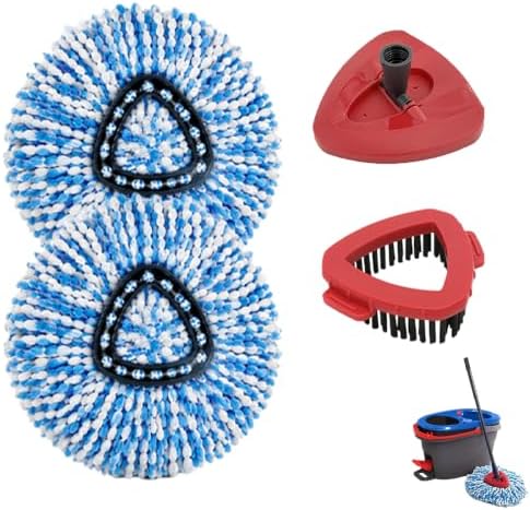 4PCS Mop Head Replacement Compatible by SUOSEC