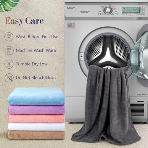 Orighty Bath Towels, Soft Feel Bath Towel, 6 Pack - Image 6