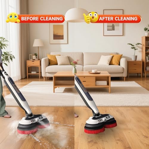 2Pack S7001 Upgraded Mop Pad Replacement Brush Heads - Image 5