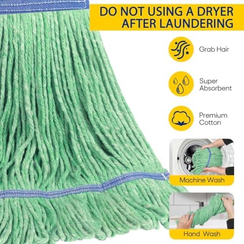 Matthew Cleaning Heavy Duty Mop Head Commercial Replacement - Image 2