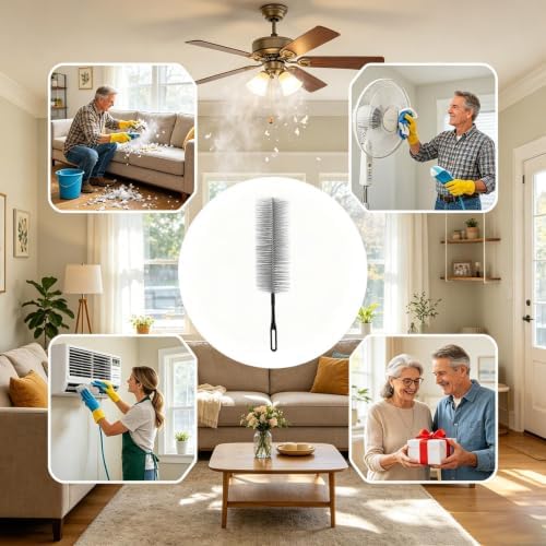 Fan Brush for Cleaning Microfiber Bendable Reusable Dust Removal - Image 4