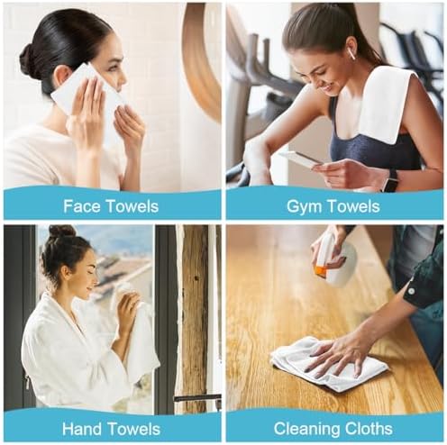 Orighty Wash Cloths, Face Towels 12x12 Inch 10 Pack - Image 7